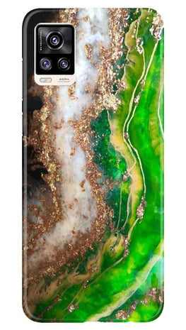 Marble Texture Mobile Back Case for Vivo V20 (Design - 307)
