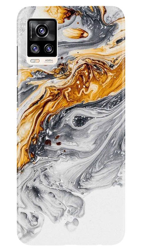 Marble Texture Mobile Back Case for Vivo V20 Pro (Design - 310)