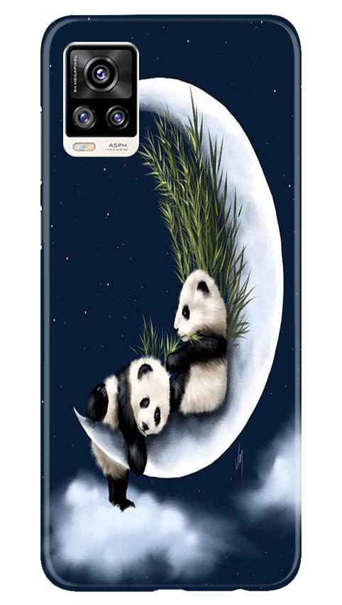 Panda Moon Mobile Back Case for Vivo V20 Pro (Design - 318)