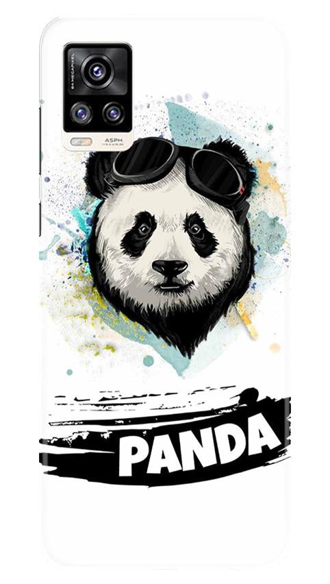 Panda Mobile Back Case for Vivo V20 (Design - 319)