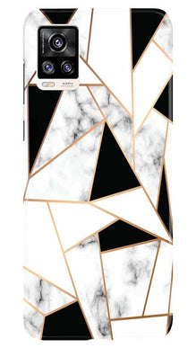 Marble Texture Mobile Back Case for Vivo V20 (Design - 322)
