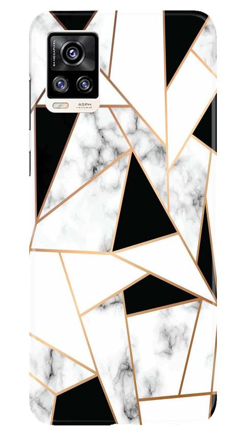Marble Texture Mobile Back Case for Vivo V20 Pro (Design - 322)