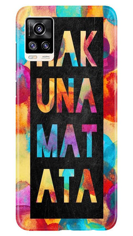 Hakuna Matata Mobile Back Case for Vivo V20 (Design - 323)