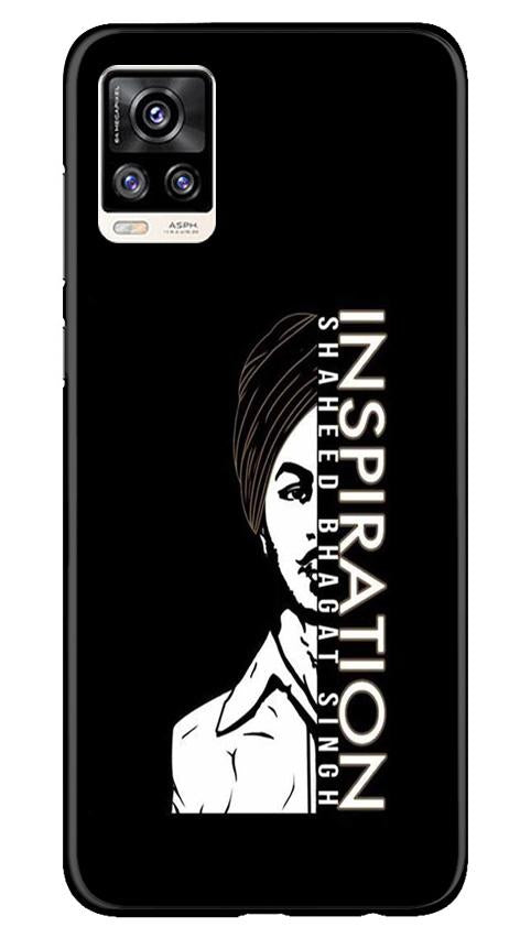 Bhagat Singh Mobile Back Case for Vivo V20 (Design - 329)