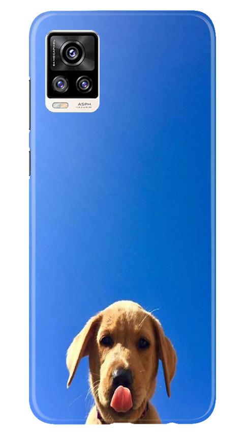 Dog Mobile Back Case for Vivo V20 (Design - 332)