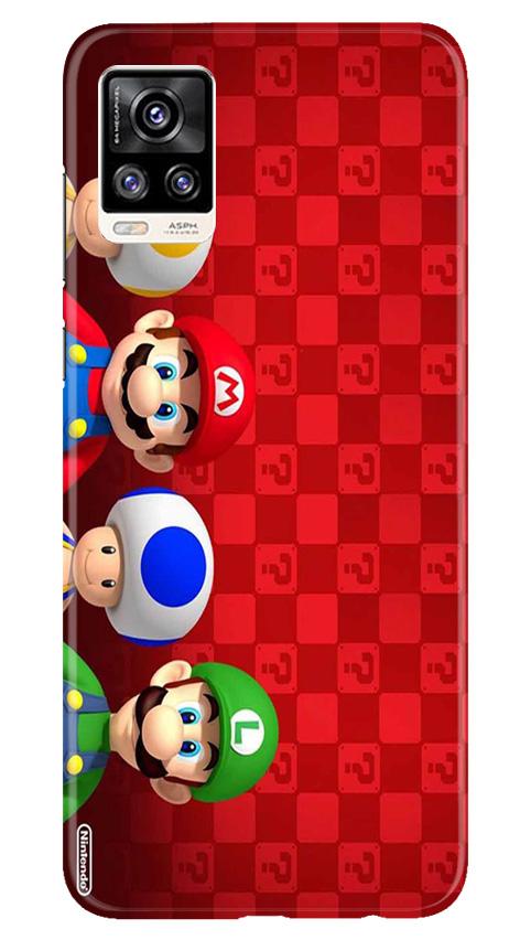 Mario Mobile Back Case for Vivo V20 (Design - 337)