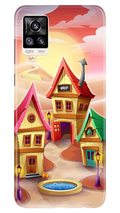 Sweet Home Mobile Back Case for Vivo V20 (Design - 338)