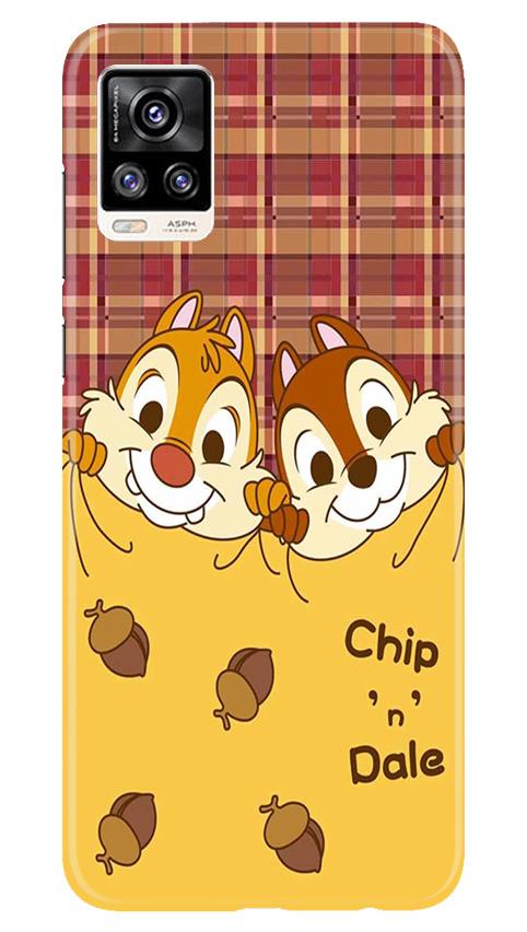 Chip n Dale Mobile Back Case for Vivo V20 (Design - 342)