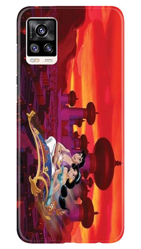 Aladdin Mobile Back Case for Vivo V20 (Design - 345)