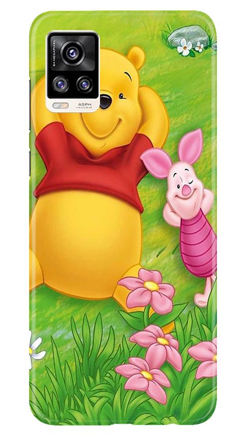 Winnie The Pooh Mobile Back Case for Vivo V20 (Design - 348)