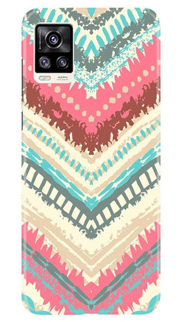 Pattern Mobile Back Case for Vivo V20 (Design - 368)