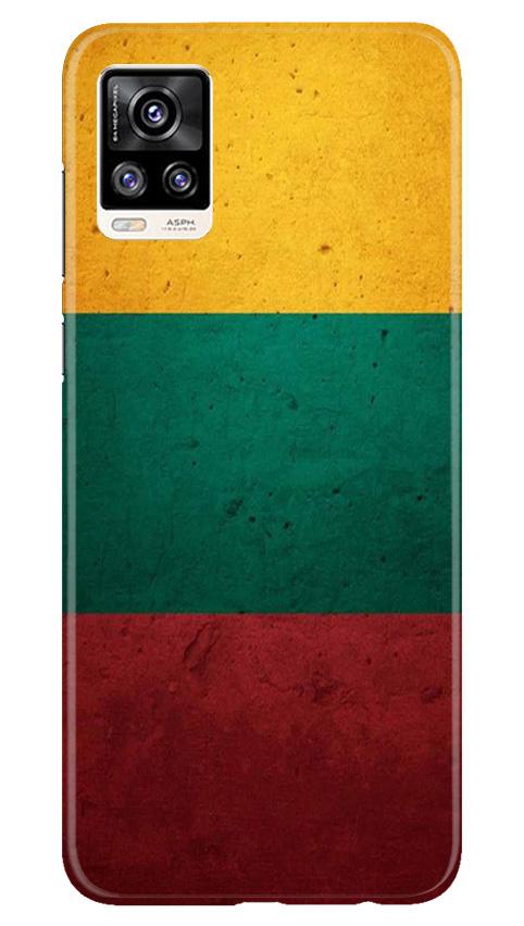 Color Pattern Mobile Back Case for Vivo V20 Pro (Design - 374)