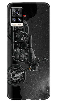 Royal Enfield Mobile Back Case for Vivo V20 (Design - 381)
