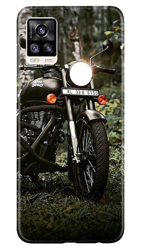 Royal Enfield Mobile Back Case for Vivo V20 Pro (Design - 384)