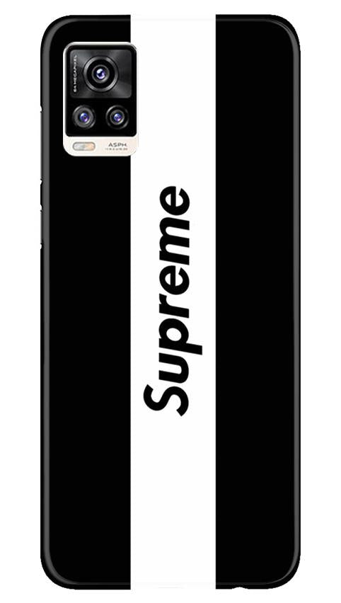 Supreme Mobile Back Case for Vivo V20 (Design - 388)