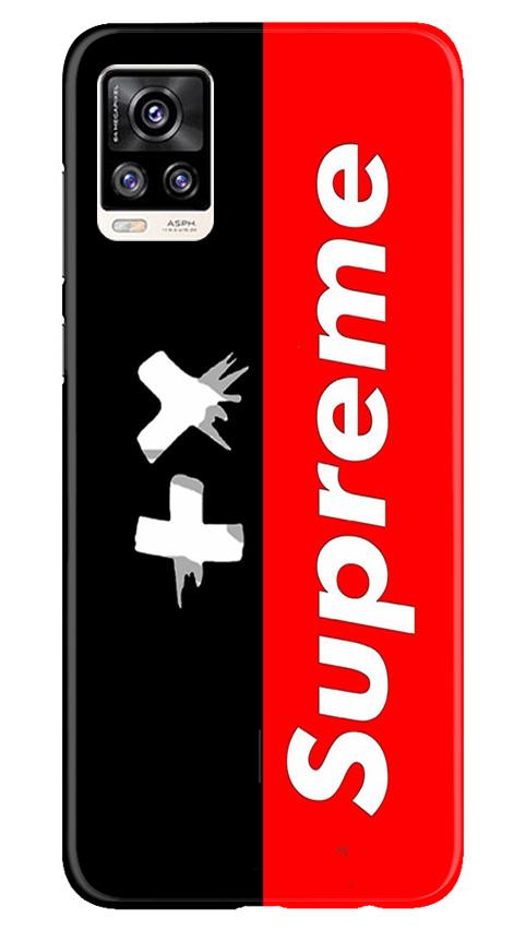 Supreme Mobile Back Case for Vivo V20 (Design - 389)