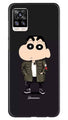 Shin Chan Mobile Back Case for Vivo V20 (Design - 391)