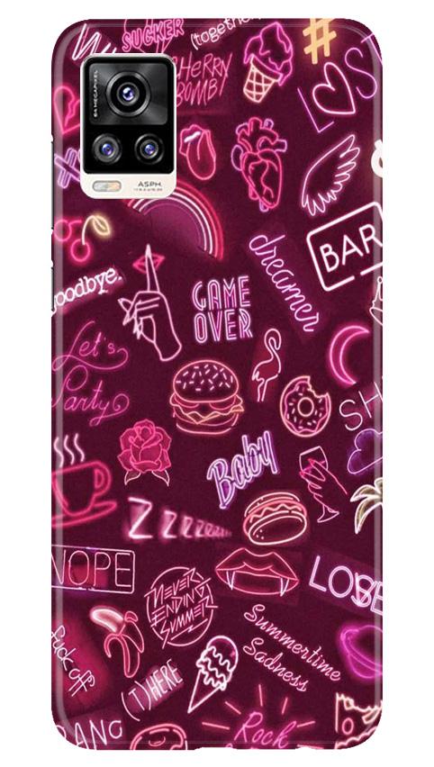 Party Theme Mobile Back Case for Vivo V20 Pro (Design - 392)