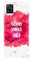 Good Vibes Only Mobile Back Case for Vivo V20 Pro (Design - 393)