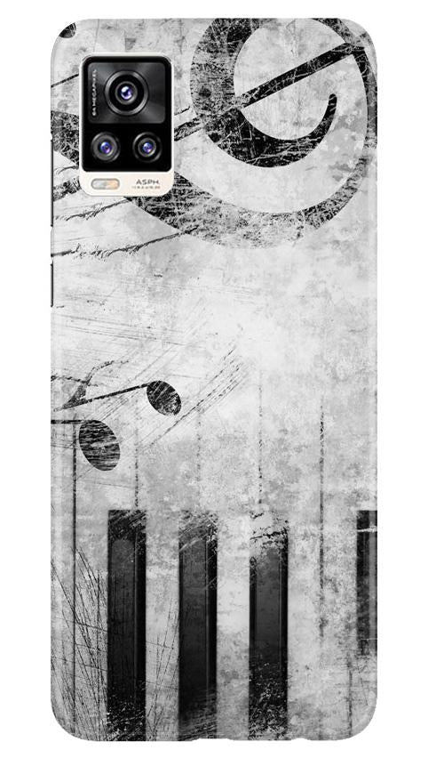 Music Mobile Back Case for Vivo V20 (Design - 394)