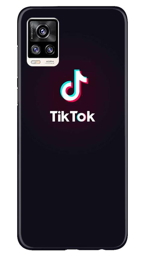 Tiktok Mobile Back Case for Vivo V20 (Design - 396)