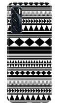 Black white Pattern Case for Vivo Y70