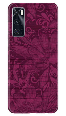 Purple Backround Mobile Back Case for Vivo V20 SE (Design - 22)