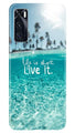 Life is short live it Case for Vivo V20 SE