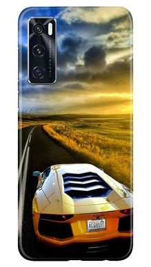 Car lovers Mobile Back Case for Vivo V20 SE (Design - 46)