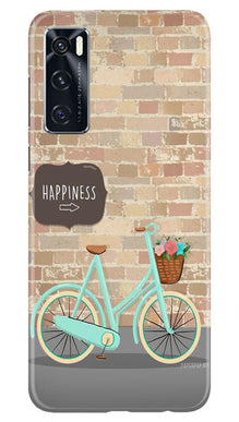Happiness Mobile Back Case for Vivo V20 SE (Design - 53)