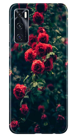 Red Rose Case for Vivo V20 SE