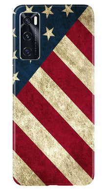 America Mobile Back Case for Vivo V20 SE (Design - 79)