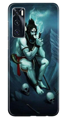 Lord Shiva Mahakal2 Mobile Back Case for Vivo V20 SE (Design - 98)
