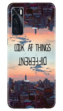 Look at things different Mobile Back Case for Vivo V20 SE (Design - 99)