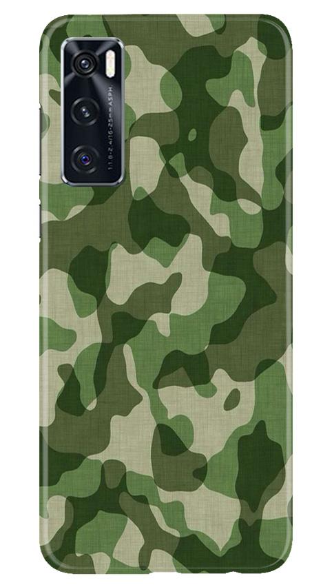 Army Camouflage Case for Vivo V20 SE(Design - 106)