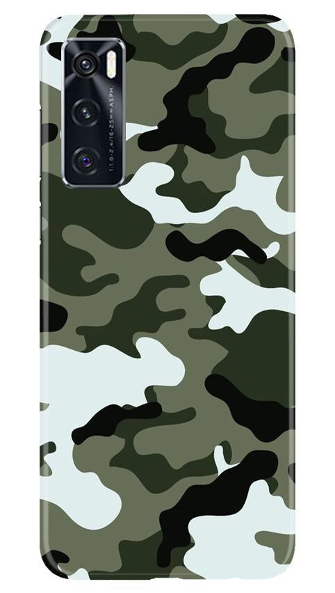 Army Camouflage Case for Vivo V20 SE  (Design - 108)