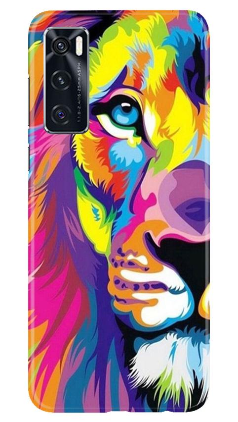 Colorful Lion Case for Vivo V20 SE(Design - 110)