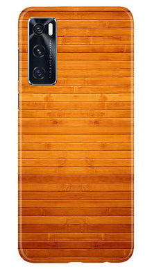 Wooden Look Mobile Back Case for Vivo V20 SE  (Design - 111)