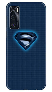 Superman Superhero Mobile Back Case for Vivo V20 SE  (Design - 117)
