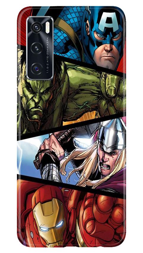 Avengers Superhero Case for Vivo V20 SE(Design - 124)