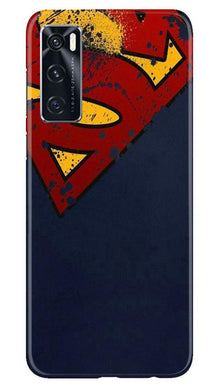Superman Superhero Mobile Back Case for Vivo V20 SE  (Design - 125)