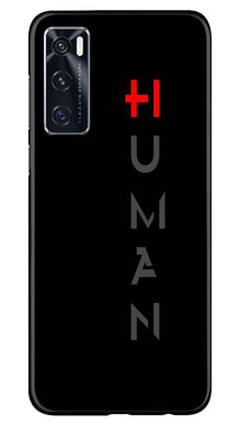 Human Mobile Back Case for Vivo V20 SE  (Design - 141)
