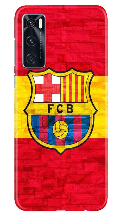 FCB Football Case for Vivo V20 SE  (Design - 174)
