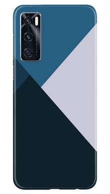 Blue Shades Mobile Back Case for Vivo V20 SE (Design - 188)