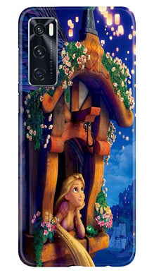 Cute Girl Mobile Back Case for Vivo V20 SE (Design - 198)