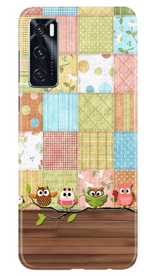 Owls Mobile Back Case for Vivo V20 SE (Design - 202)