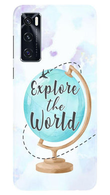 Explore the World Mobile Back Case for Vivo V20 SE (Design - 207)