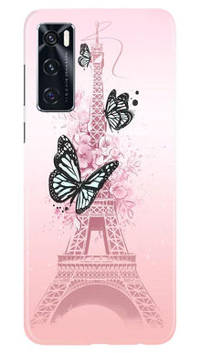 Eiffel Tower Mobile Back Case for Vivo V20 SE (Design - 211)