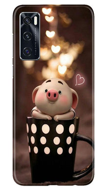 Cute Bunny Mobile Back Case for Vivo V20 SE (Design - 213)