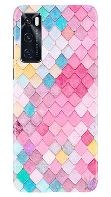 Pink Pattern Mobile Back Case for Vivo V20 SE (Design - 215)